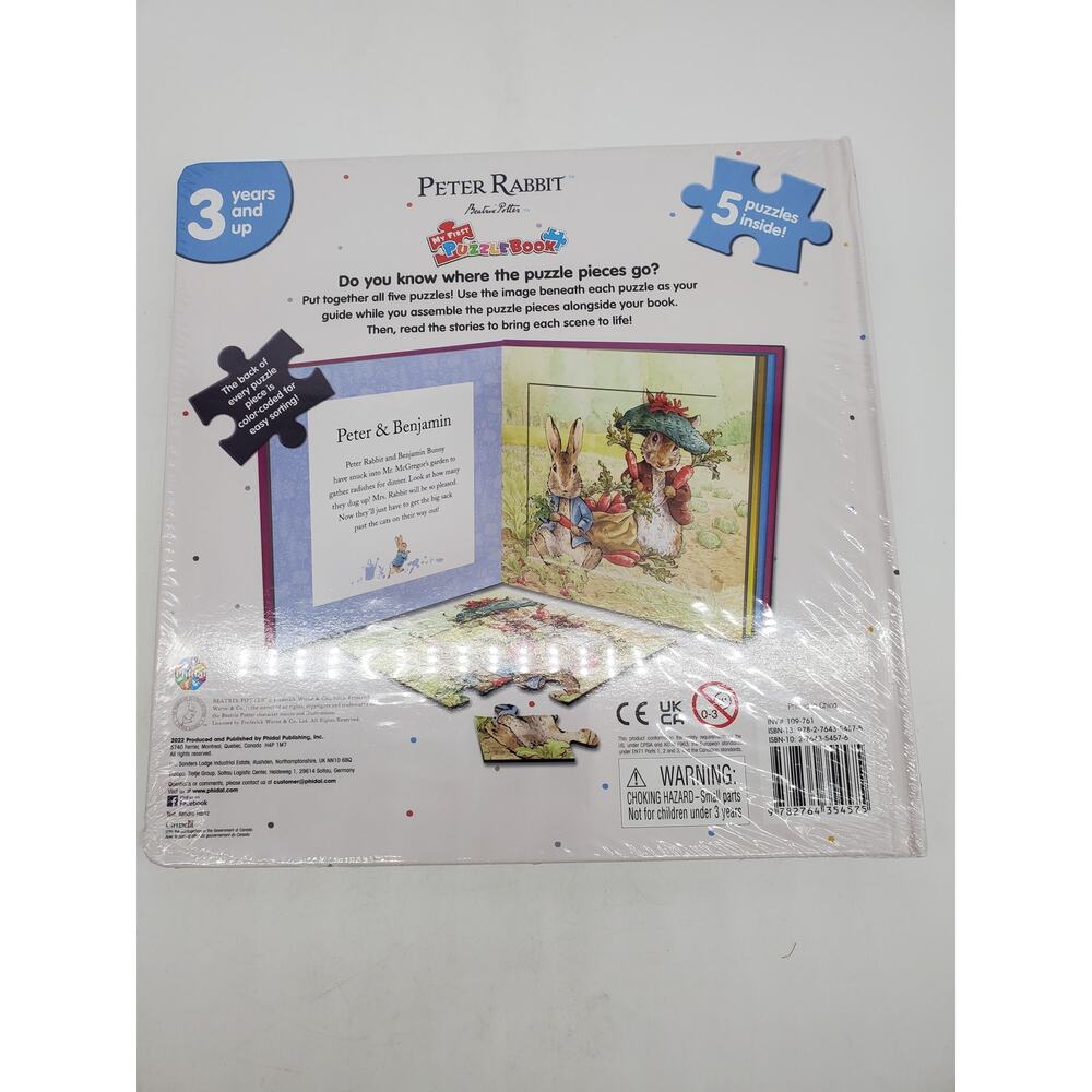 Peter Rabbit - My First Puzzle Book - 5 Puzzles - Picture 2 of 2